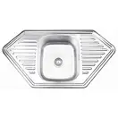 Кухонная мойка Lidz 9550-D 0,8 мм Decor (LIDZ9550DEC08)