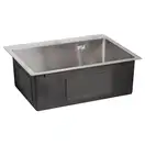 Набор 2  в 1 Lidz кухонная мойка H5845 3.0/1.0 мм Brush + дозатор для моющего средства (LIDZH5845BRU3010)