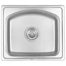 Кухонная мойка Qtap 4842  0,8 мм Micro Decor (QT4842MICDEC08) (QT4842MICDEC08) фото 1 Aquada.com.ua