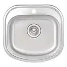 Кухонная мойка Qtap 4947 0,8 мм Micro Decor (QT4947MICDEC08) (QT4947MICDEC08) фото 1 Aquada.com.ua