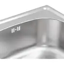 Кухонная мойка Qtap 5047 0,8 мм Satin (QT5047SAT08) (QT5047SAT08) фото 6 Aquada.com.ua