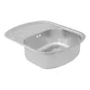 Кухонная мойка Qtap 6349 0,8 мм Satin (QT6349SAT08) (QT6349SAT08) фото 4 Aquada.com.ua