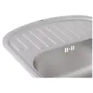 Кухонная мойка Qtap 6349 0,8 мм Satin (QT6349SAT08) (QT6349SAT08) фото 6 Aquada.com.ua