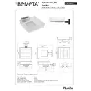 118108022 Plaza Мильниця скляна, Bemeta (118108022)