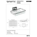 Мильниця прямокутна  132108162 Beta Bemeta Чехія
