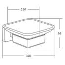 Мыльница MEXEN ASIS BLACK (MEX-7017639-70)