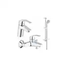 Набір змішувачів для ванни 3 в 1 Eurosmart (123238), Grohe