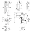 Набор смесителей Grohe Eurosmart Cosmopolitan M-Size UA126112M0