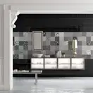 Плитка стінова Moving Black 200x200x6 Aparici (25668)