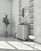 Плитка стінова Lakewood White Glossy 200x600 Ceramika Color (5902627430480)