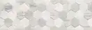 Плитка стінова Polaris Mix Hexagon RECT 250x750 Ceramika Color (5902627432255)