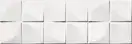 Плитка стінова Quadra White 25x75 код 2897 Ceramika Color (5902627432897)