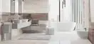 Плитка стінова Terra White 25x75 код 5894 Ceramika Color (5906340495894)
