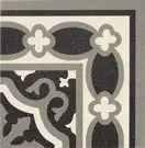 Плитка керамогранітна Esquina Florentine Black 200x200x9 Mainzu (PT01977)