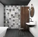Плитка керамогранітна CSAPBWMX20 Patchwork B&W Mix 200x200x10 Sant'agostino