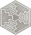Плитка керамогранітна Hexagono Igneus Cemento 230x266x9 Vives (46FI)