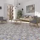 Плитка керамогранітна Seine Garigliano-R Cielo RECT 150x150x8 Vives (47DI)