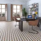Плитка керамогранітна Seine Bercy-R Rojizo RECT 200x200x8 Vives (4FAJ)