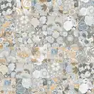 Плитка керамогранітна Vodevil Flore Gris 200x200x8 Vives (4P03)