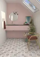 Плитка стінова Sica-R Rosa RECT 320x990x11 Vives (4YX7)
