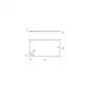 піддон Omnires Camden 80x140 (CAMDEN80/140/PBP)