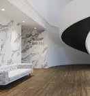 CERRAD Calacatta White Плитка підлогова, біла (5903313315234)