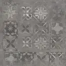 Плитка підлогова Softcement Graphite Decor Patchwork POL 59,7x59,7x0,8 код 8105 Cerrad (5903313318105)