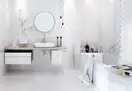 OPOCZNO Плитка підлогова Stripes White 42x42 код 0715 Опочно (TGGZ1018091892)