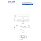 Умивальник меблевий Moduo Slim 80 Cersanit (CCWF1007792074)