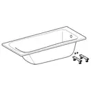 Раковина Geberit One 105 х 48 см (білий глянцевий)  505.015.00.1
