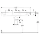 Раковина Geberit One 120 х 48 см 505.021.01.5