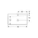 Раковина Geberit One 50 х 41 см 505.021.01.6