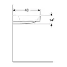 Раковина Geberit One 60 х 48 см 505.033.00.1