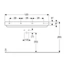 Раковина Geberit One 120 х 48 см 505.048.00.1