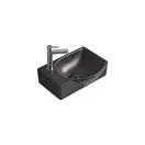Умывальник (раковина) MEXEN MISTA 40 BLACK MATT правый накладной подвесной (MEX-22174085R)