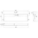 Умывальник (раковина) MEXEN AVA 120 BLACK MATT 1/O накладной подвесной (MEX-23011271)