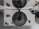Умывальник (раковина) MEXEN INGA 44 BLACK накладной (MEX-24074470)