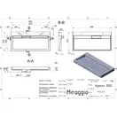 MIRAGGIO Умивальник AGNESS 1000 MATT (0000150)