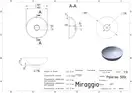 MIRAGGIO Умивальник PALERMO MATT (0000231)