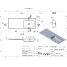 MIRAGGIO Умывальник DELLA 1200 R (0000912)