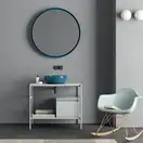 Nic-Design Умивальник на стільницю Nic Design Ovvio 38x14 см Denim глянець (001446076)