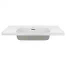 Раковина Qtap Albatross A 1000х500х230 White с донным клапаном QT01115100AW