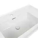 Раковина Qtap Albatross A 1000х500х230 White с донным клапаном QT01115100AW