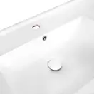 Раковина Qtap Albatross 5C 1000х480х210 White с донным клапаном QT01115100CW