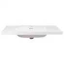 Раковина Qtap Albatross 5H 1000х500х210 White с донным клапаном QT01115100HW