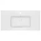 Раковина Qtap Albatross E49 1000х490х200 White с донным клапаном QT01119100E49W