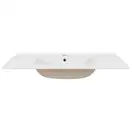Раковина Qtap Albatross E49 1000х490х200 White с донным клапаном QT01119100E49W