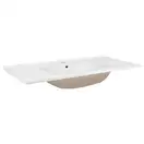 Раковина Qtap Albatross E49 1000х490х200 White с донным клапаном QT01119100E49W