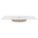 Раковина Qtap Albatross E49 1200х490х200 White с донным клапаном QT01119120E49W