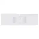 Раковина Qtap Albatross E 1500х460х180 White с донным клапаном QT01119150EW